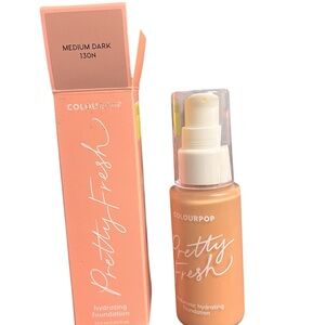Colourpop Pretty Fresh Hyaluronic Hydrating Foundation Medium‎ Dark 130N